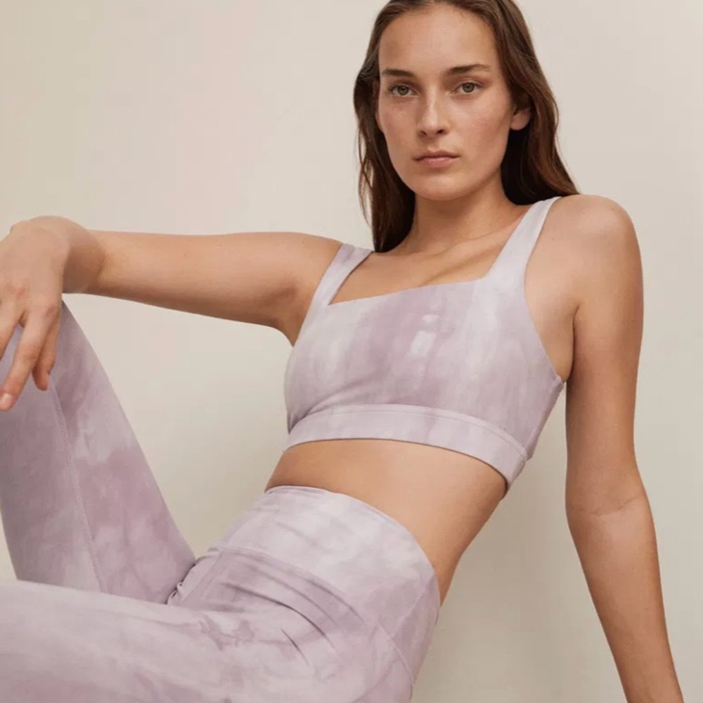 Mango Printed Sporty Bra & Leggings